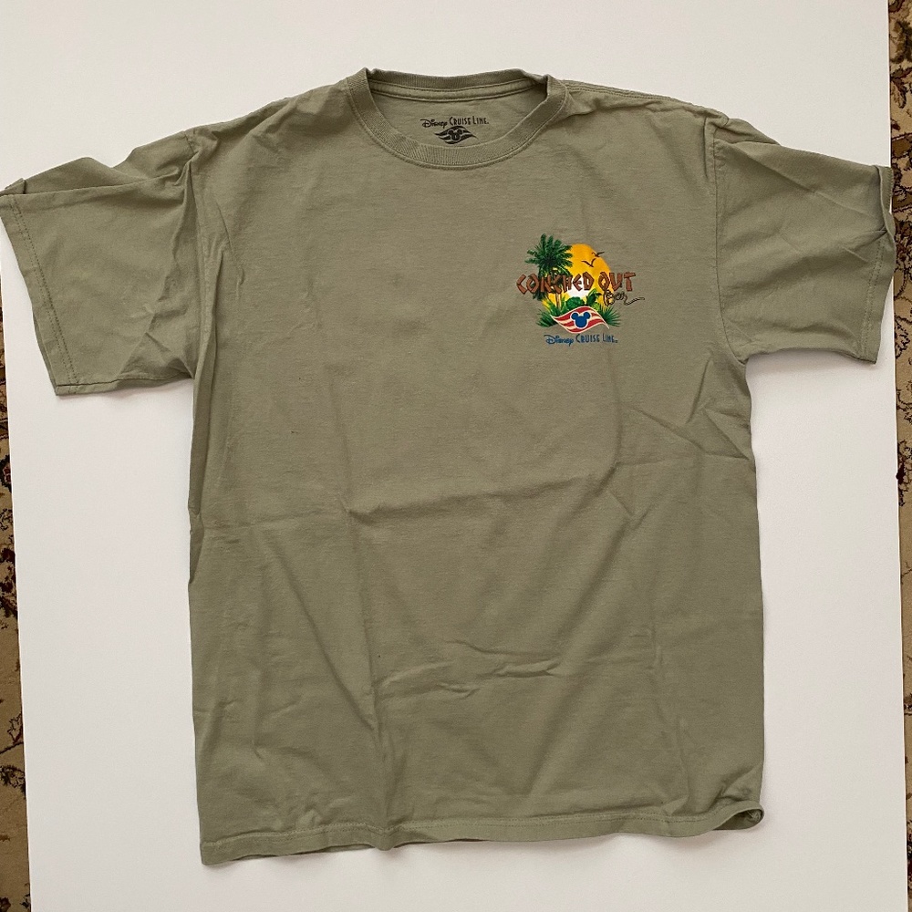 Disney Cruise Line Mickey Castaway Cay T-Shirt Conched Out Bar
